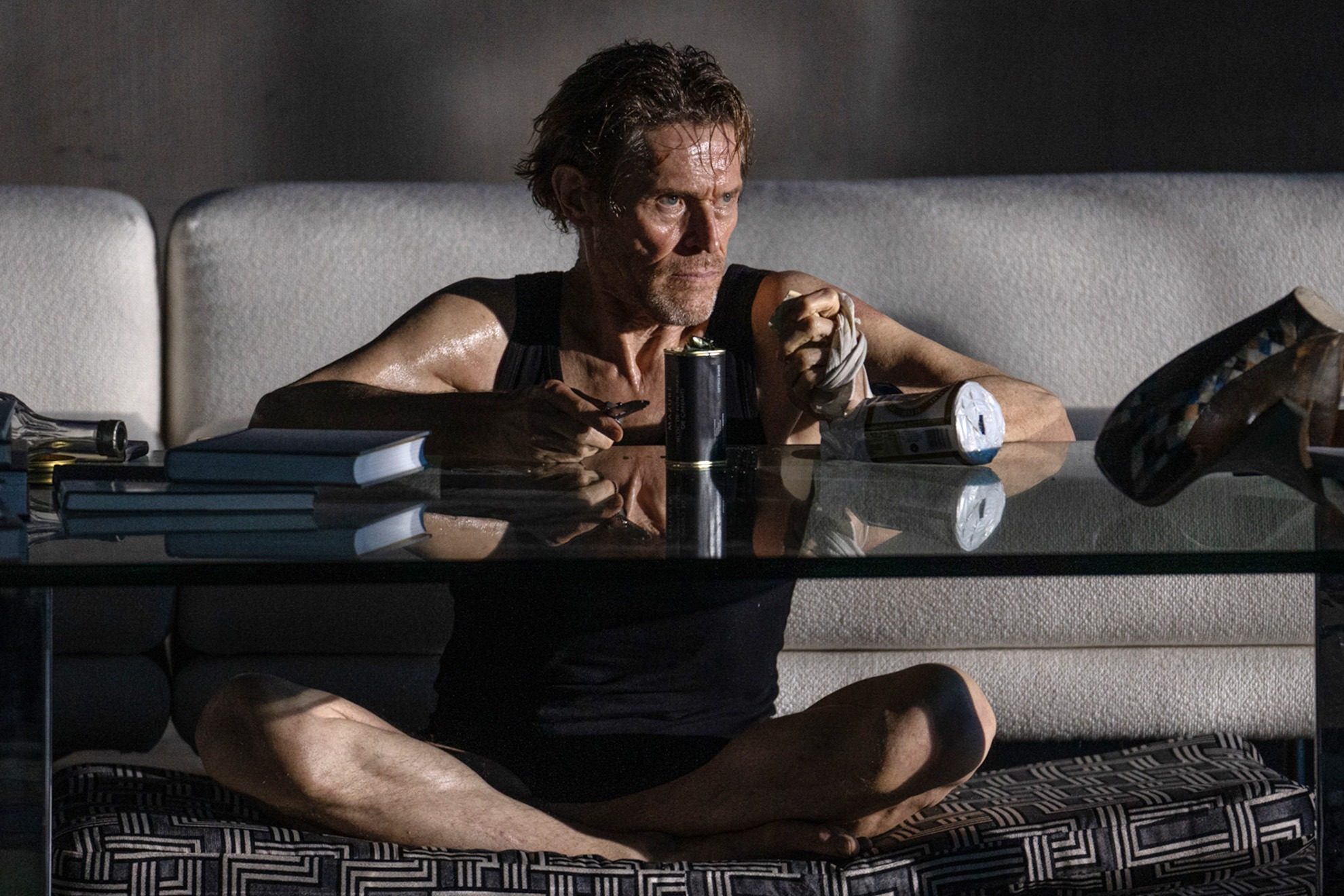 Willem Dafoe in "Inside"