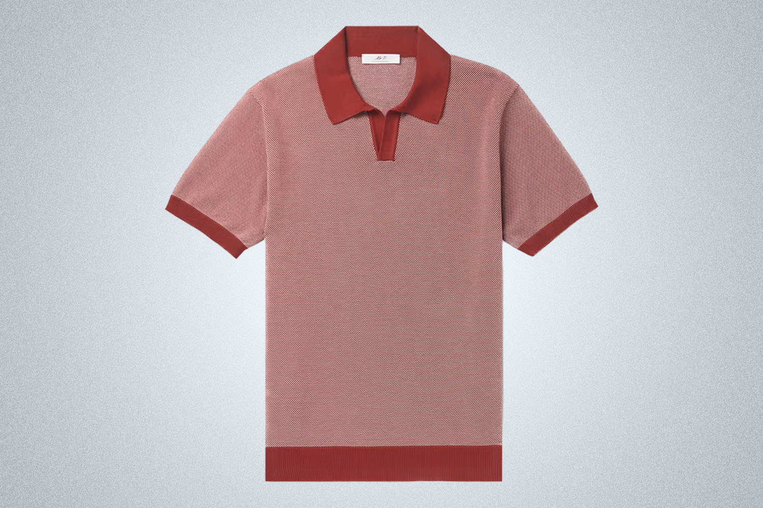 Mr P. Honeycomb-Knit Organic Cotton Polo Shirt￼