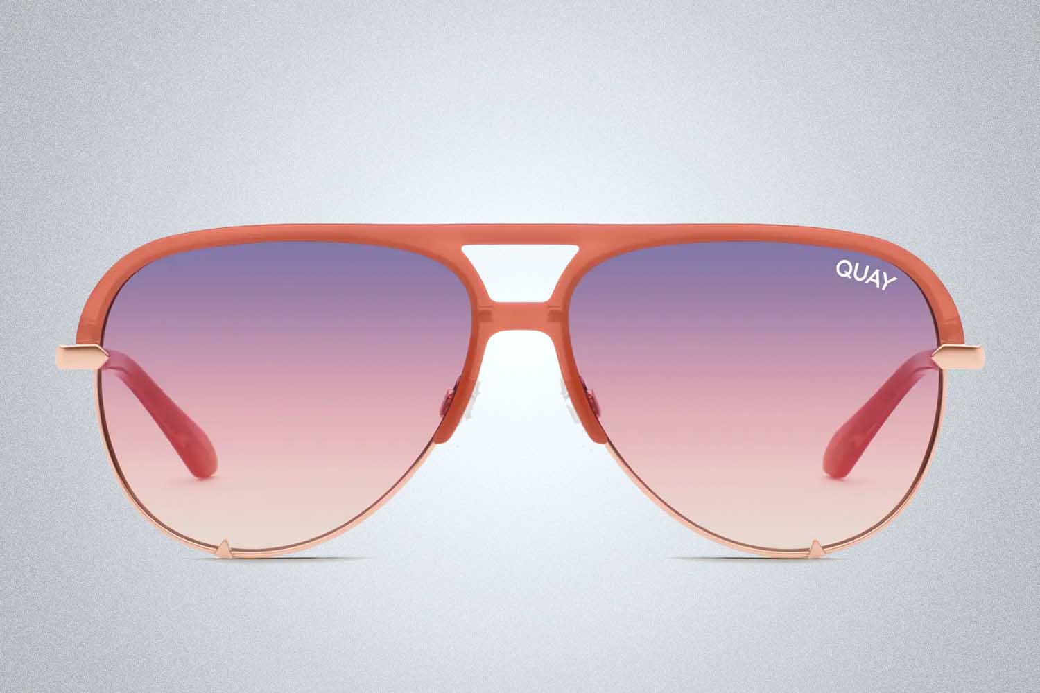 Quay Australia High Key Remixed 56mm Gradient Aviator Sunglasses