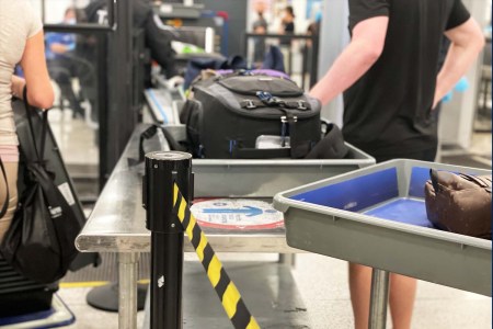 TSA Checkpoint at LAX