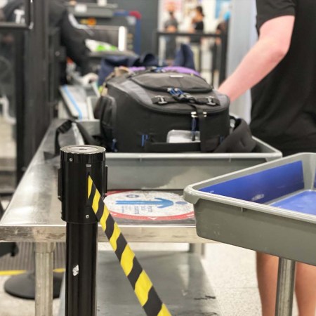 TSA Checkpoint at LAX