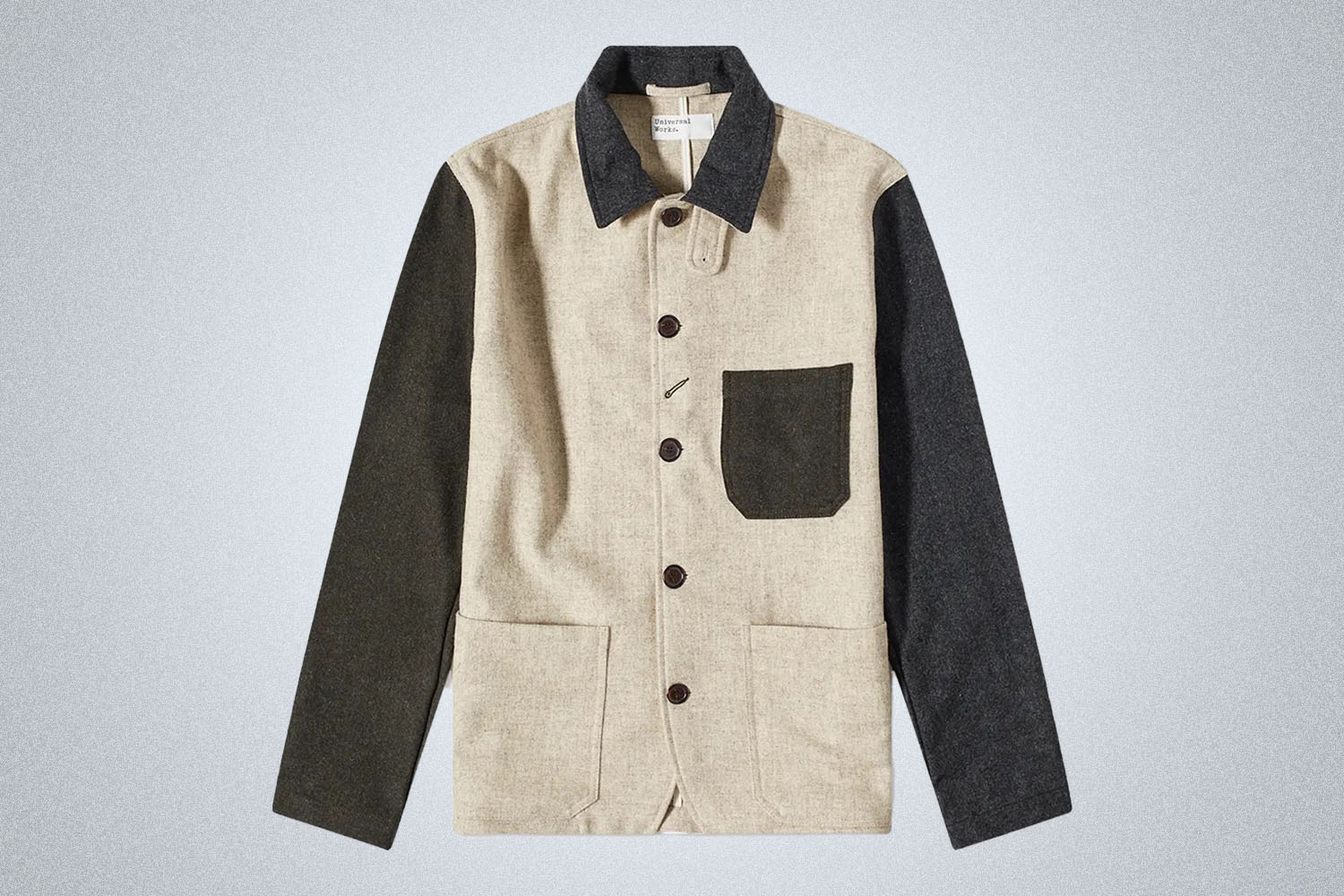 Universal Works Melton Wool Bakers Chore Jacket