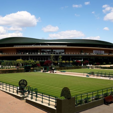 Wimbledon court from the outside