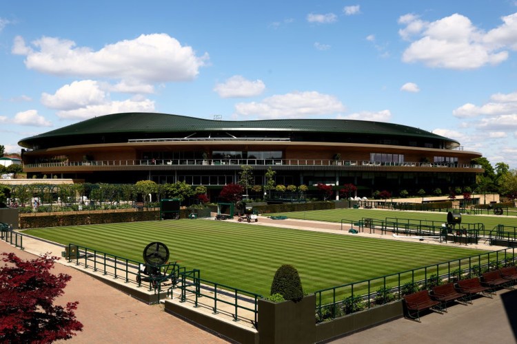 Wimbledon court from the outside