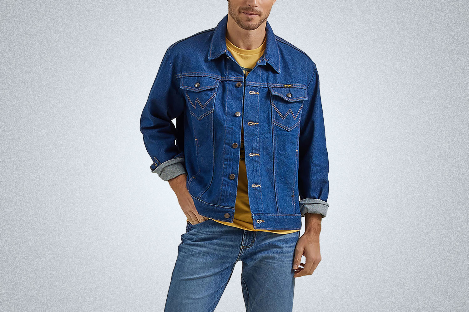 Wrangler Cowboy Cut Unlined Denim Jacket