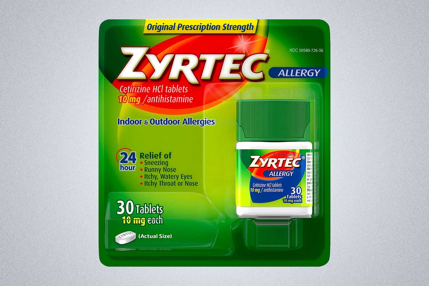 Zyrtec 24 Hour Allergy Relief Tablets