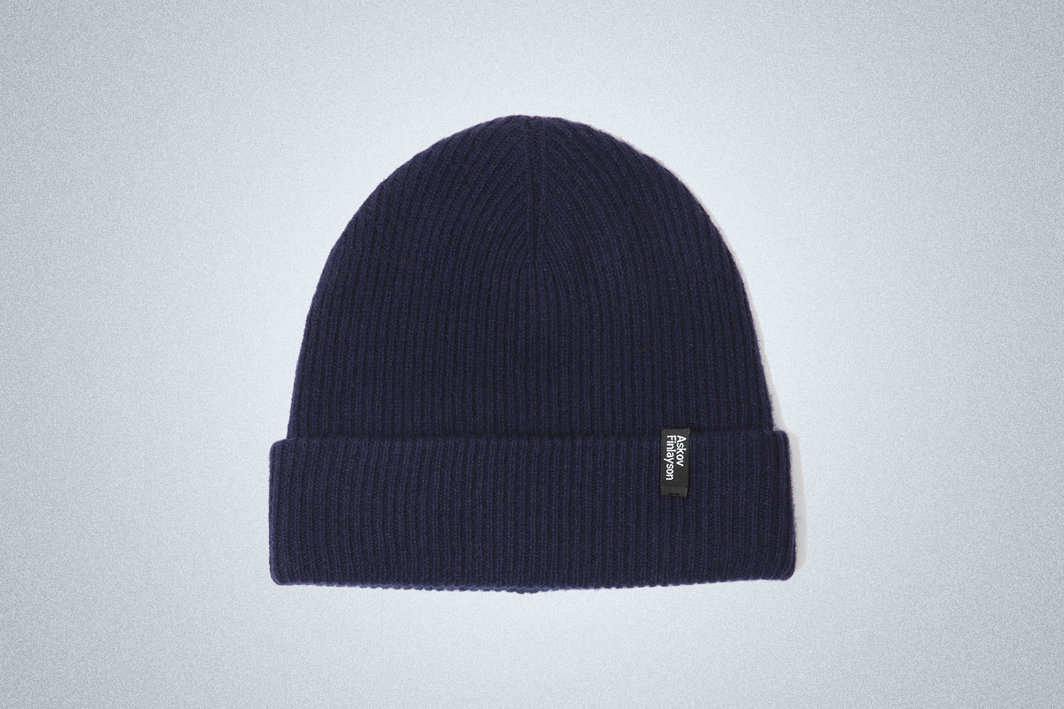 Askov Finlayson Merino Cashmere Watch Cap in navy, now on sale