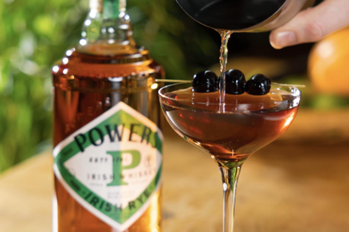 Powers Irish Rye and a Powers Manhattan