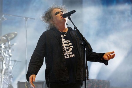 Robert Smith of The Cure performs at OVO Arena Wembley on December 12, 2022 in London, England.