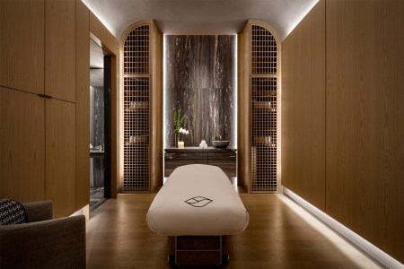 Treatment room at The Spa At Fairmont Century Plaza