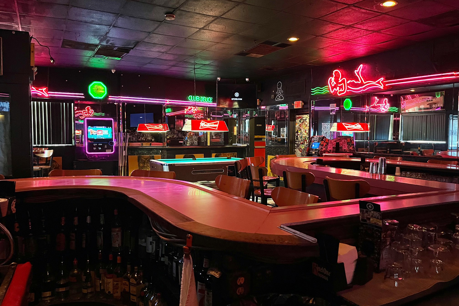 Interior of Mac’s Club Deuce