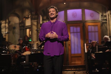 A shot from Pedro Pascal's "SNL" hosting gig.