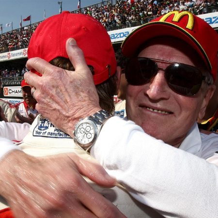 Paul Newman shown wearing a Rolex reference 16520 “Zenith” Daytona, which is headed to auction in June 2023 courtesy of Sotheby’s