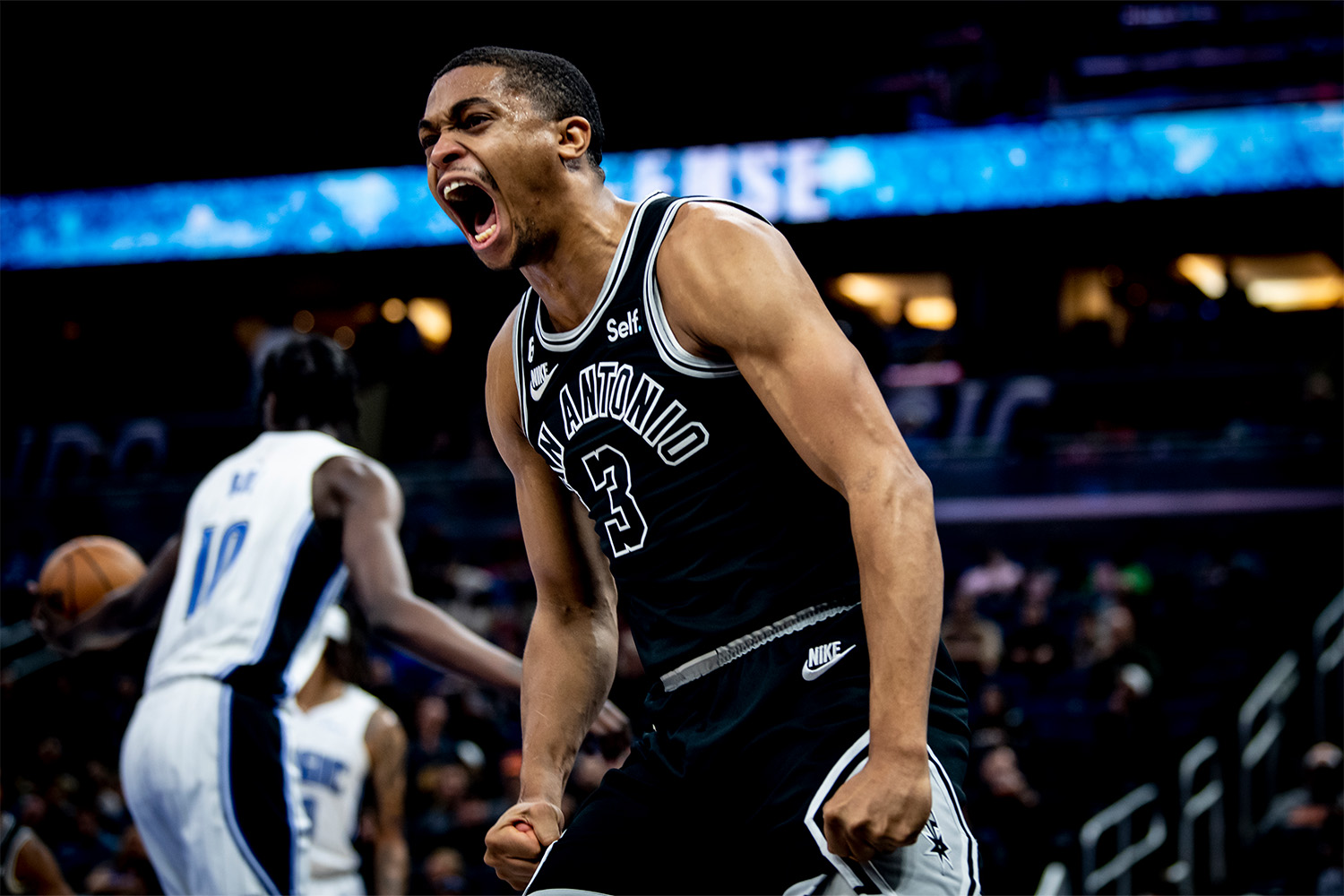 Keldon Johnson of the San Antonio Spurs