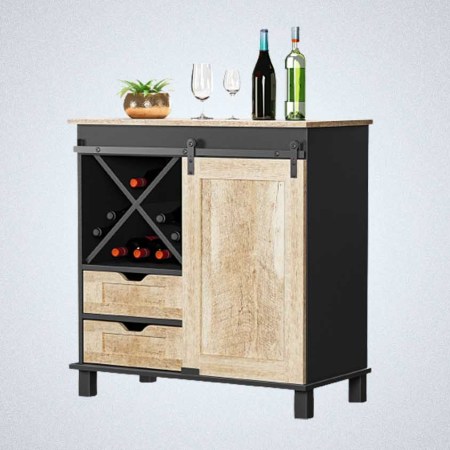 Laralee Industrial Wine Bar Cabinet, now on sale at Wayfair